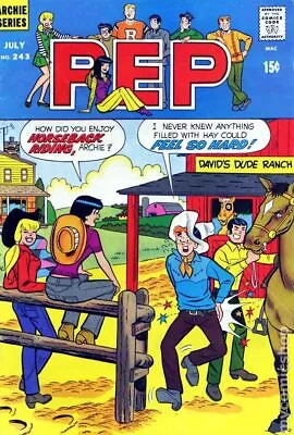 Buy Pep Comics #243 VG 1970 Stock Image Low Grade • 4.89£