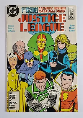 Buy Justice League 1 Comic / DC 1987 / Major Key 1st App Maxwell Lord • 14.99£