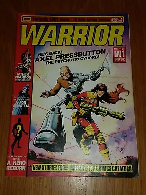 Buy Warrior #1 Vg/fn 5.0 1982 Alan Moore 1st V For Vendetta British Monthly Mag (a) • 119.99£