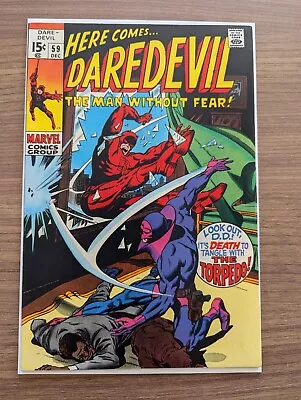 Buy Daredevil #59 1969 Stan Lee Roy Thomas Gene Conan Marvel Comics High Grade! ✨ • 46.58£