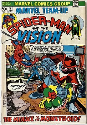 Buy Marvel Team-Up #5 Spider-Man And The Vision *VG+* • 7.76£