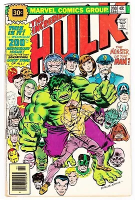 Buy Incredible Hulk 200 30 Cent Price Variant Vg 1976 • 50.47£