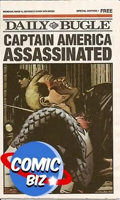 Buy Daily Bugle Newspaper Captain America Assassinated (2007) 1st Print Marvel • 2£