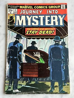 Buy Journey Into Mystery #11 VG 4.0 - Buy 3 For FREE Ship! (Marvel, 1974) • 3.88£