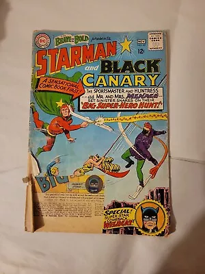 Buy Brave And The Bold #62 VINTAGE DC Comic KEY Starman & Black Canary Silver 12c • 6.21£