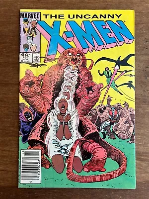 Buy Uncanny X-Men 187 Marvel Comics Newsstand Variant Vs Dire Wraiths Claremont 1984 • 3.11£