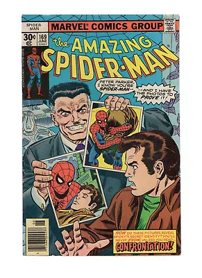 Buy Amazing Spider-Man #169 - Stan Lee App - Frank Miller Letter - Mid Grade Minus • 6.21£