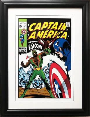 Buy  Marvel  Captain America  #117 Framed Comic Book Poster  Art Coming Of Falcon • 74.55£