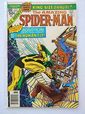 Buy Amazing Spider-man Annual 10 1976 1st Human Fly Mid Gradr Condition See Pictures • 12.43£