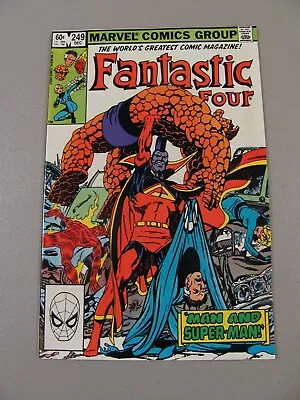 Buy Fantastic Four #249 (1982) VF Marvel Comics Man And Super-Man BIN-3361 • 4.66£