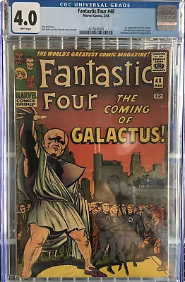 Buy Fantastic Four #48 (1st Silver Surfer, Galactus Cameo) CGC 4.0 • 737.78£