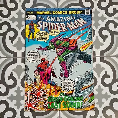 Buy Amazing Spider-man #122    Death  Of The Green Goblin 1973 • 250£