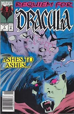 Buy Requiem For Dracula #1 (Newsstand) FN; Marvel | Tomb Of Dracula 69 70 Reprint - • 2.92£