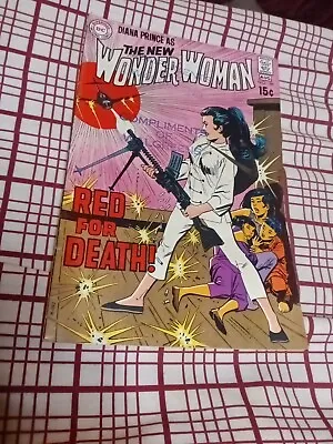 Buy WONDER WOMAN #189 DC Comics 1970 Red For Death!  Iconic Cover 15c Bronze Age  • 16.16£