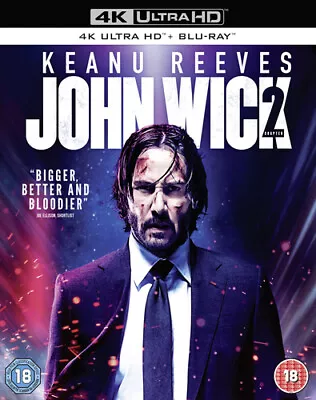 Buy John Wick: Chapter 2 Blu-ray (2017) Keanu Reeves, Stahelski (DIR) Cert 18 2 • 4.70£