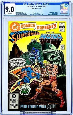 Buy DC Comics Presents #47 CGC 9.0 WP 1982 1st App He-Man Skeletor MOTU JUST GRADED • 185.51£