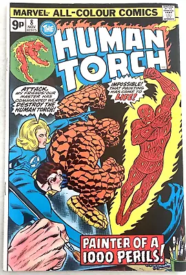 Buy Human Torch # 8. 1st Series. November 1975.  Jack Kirby-art. Fn/vfn 7.0. • 8.99£