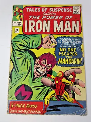 Buy Tales Of Suspense #55 1964 [GD] 3rd App Mandarin Silver Age Marvel Iron Man Key • 32.61£