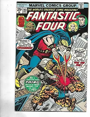 Buy Fantastic Four #165, 1975, NM Plus +, 9.6-9.8,  Stan Lee Era FF Classic, Bronze • 85.43£