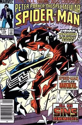 Buy Spectacular Spider-Man, The #110 (Newsstand) FN; Marvel | Peter David - We Combi • 7.76£