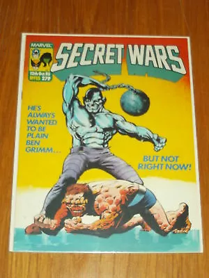 Buy Super Heroes Secret Wars #15 Marvel British Weekly 12 October 1985 The Thing • 3.99£