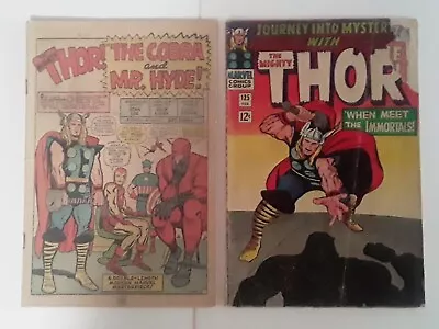 Buy Journey Into Mystery With Thor #105 Coverless & #125 Low Grade, 2 Silver Books • 13.98£