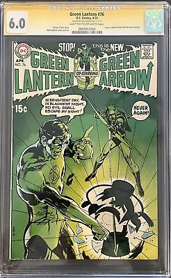 Buy DC Comics 1970 Green Lantern #76 CGC 6.0 Neal Adams SIGNED KEY ISSUE! Great Book • 621.29£