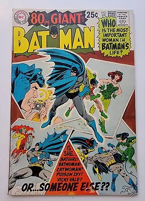 Buy Batman 208 FN- 80 Page Giant Poison Ivy Cover 1969 Vintage Silver Age Nick Cardy • 38.05£