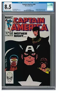 Buy Captain America #290 (1984) Key 1st Mother Superior CGC 8.5 PX317 • 31.03£