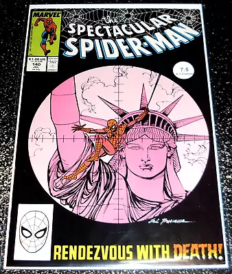Buy Spectacular Spider-Man 140 (7.5) 1st Print Marvel 1988 - Flat Rate Shipping • 2.32£
