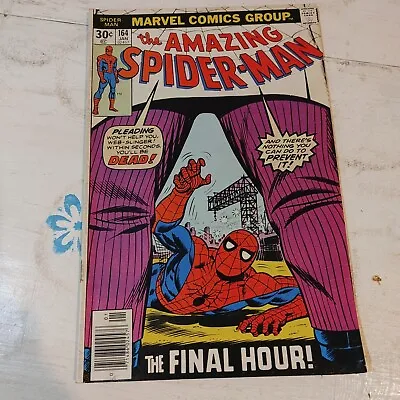 Buy The Amazing Spider-Man The Final Hours! Comic Book #164 1977 • 30.28£