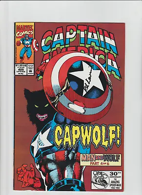 Buy Captain America #405 (1992) FIRST APPERANCE CAP WOLF COVER SIGNED RIK LEVINS • 30.68£