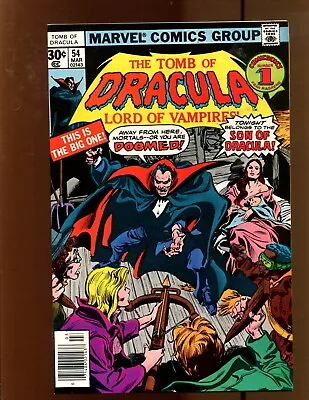 Buy Tomb Of Dracula #54 - 1st Cameo App Of Janus/Newsstand Edition! (8.5) 1977 • 14.77£