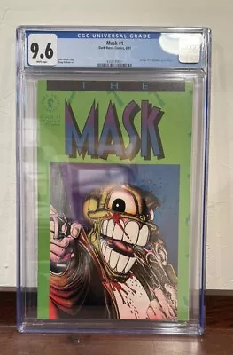 Buy The Mask #1 - CGC 9.6  1991 Dark Horse Comics 1st Lt Kellaway • 69.12£