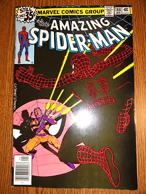 Buy Amazing Spider-man #188 Cockrum Black Cover Key FVF Jigsaw 1st Print Marvel MCU • 15.52£