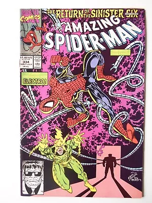 Buy Marvel Comics Amazing Spider-man #334 1990 Nice Mid Grade • 6.50£