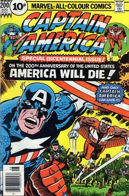 Buy Captain America (1968) # 200 UK Price (7.0-FVF) 1976 • 15.75£