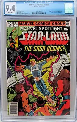 Buy Marvel Spotlight #V2 #6  Star-Lord CGC 9.4 Origin & 1st Comic Book App Star-Lord • 92.42£
