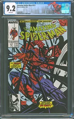 Buy Amazing Spider-man #317 Cgc 9.2 Custom Label Mcfarlane Venom & Thing App. • 46.60£