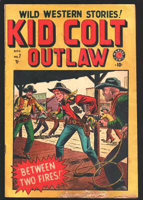 Buy Kid Colt Outlaw #7  1949 - Marvel  -G/VG - Comic Book • 121.15£