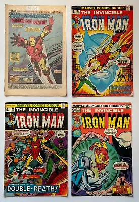 Buy Marvel Comics Iron Man Issues #54, #57, #58, 1973 And #75 1975 • 15£