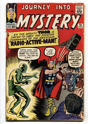 Buy Journey Into Mystery #93  1963 - Marvel  -G/VG - Comic Book • 174.74£