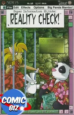 Buy Super Information Hijinks: Reality Check #12 (1997) 1st Printing Main Cover • 2£