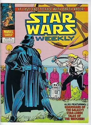 Buy Star Wars Weekly # 87 - Marvel UK - 24 October 1979 - UK Paper Comic • 4.95£
