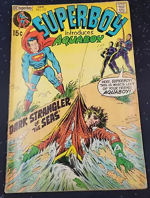 Buy Superboy #171 DC 1971 1st Aquaboy Raw • 24.85£