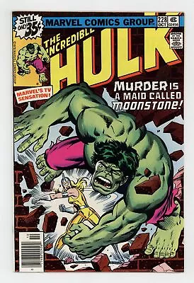 Buy Incredible Hulk #228 FN+ 6.5 1978 1st App. Moonstone • 27.18£