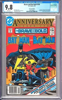 Buy BRAVE AND THE BOLD 200 CGC 9.8 NEWSSTAND 1st Katana / Outsiders DC 1983 Batman • 232.62£