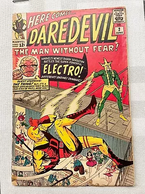 Buy Daredevil # 2 Electro 2nd Appearance Key Silver Age Comic Book 1964 • 194.14£