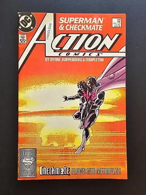 Buy DC Comics Action Comics #598 March1988 John Byrne Art 1st Team App Checkmate • 3.88£