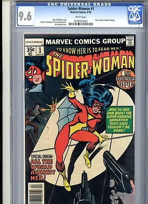 Buy Spider-Woman #1 1978 Marvel Comics CGC 9.6 White • 52.42£